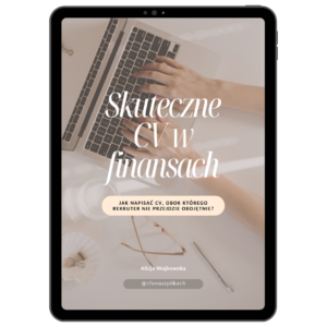 E-book: "Skuteczne CV w finansach"